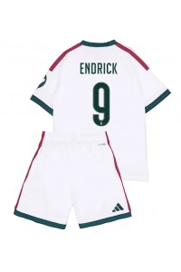 Real Madrid Endrick #9 Jalkapallovaatteet Lasten Kotipeliasu 2026-27 Lyhythihainen (+ Lyhyet housut)